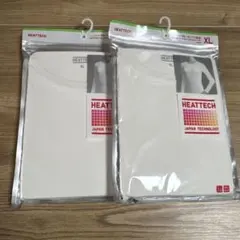 ヒートテック クルーネックT UNIQLO ユニクロ XL ホワイト 長袖