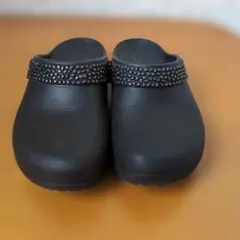 ☆最終値下げ☆Crocs クロックス サボサンダル ブラック スタッズ付 W7のサムネイル