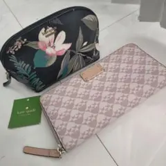 ケイトスペードニューヨーク　長財布　ポーチ　レディース財布