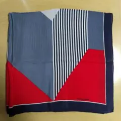 pierre cardin 幾何学模様 スカーフ 昭和レトロ