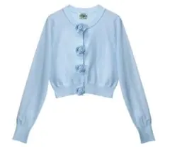 treat urself Rose flower motif cardiganのサムネイル