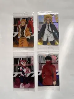 僕のヒーローアカデミア　ウエハース4 ホークス　オールマイト　お茶子　煙