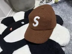 週末限定値下げ！Supreme Sロゴ キャップ ブラウン ボア レザー 美品