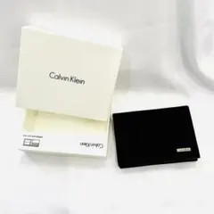 Y2505-203 Calvin Klein ブラック カードケース レザー