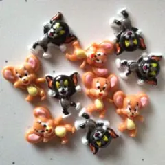 トム＆ジェリー ネイルパーツ 10個セット デコパーツ