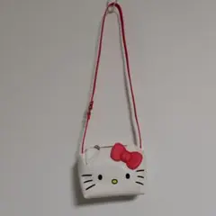 ハローキティ ポシェット ホワイト/レッド