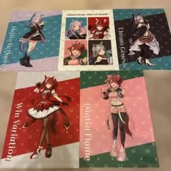 ウマ娘プリティーダービー　ローソンクリアファイル5枚セット