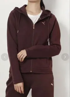 【美品】PUMA EVOSTRIPE フーデッドジャケット 吸水速乾機能付