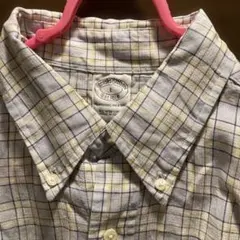 Brooks Brothers チェック柄リネンシャツ　サイズはL