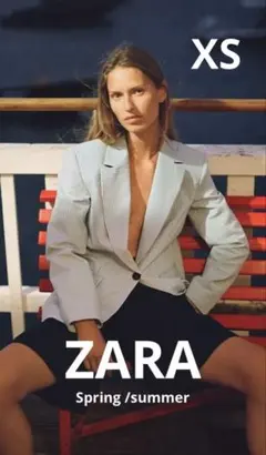 ⭐︎新品タグ付き⭐︎ ZARA ストライプ柄 ブレザーのサムネイル