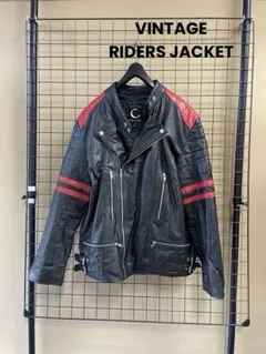 レザーライダースジャケット ビンテージ 90s00s US古着 Vintage