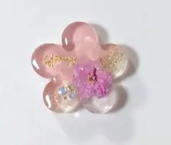 「1177」レジンヘアゴム　ポニーフック　ブローチ　マグネット