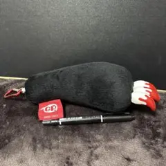 チャックスgp グルーミー　ぬいぐるみ パスケース 黒　激レア　当時物