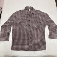 GUYAN チェック柄 長袖シャツ XL