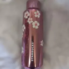 スタバSAKURA2026ステンレスボトルメタリックピンク
