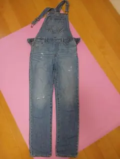 GAP デニムオーバーオール 100cm ライトブルー