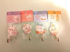 ちいかわ♡マグネットフック4つセット　ハチワレうさぎモモンガ