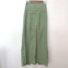ur's リネンライクシガレットスカート　Lサイズのサムネイル