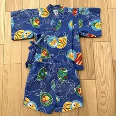 【着用3回】ミキハウス　甚平　90cm