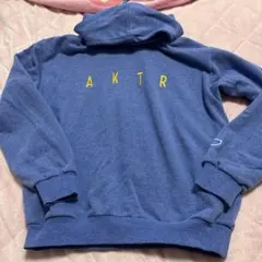 AKTR フード付きスウェットシャツ 青