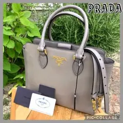 ✨極美品✨PRADA プラダ ガレリア ショルダーバッグ サフィアーノ 8-3