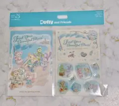 【即日発送】ダッフィー＆フレンズ 25周年　ポストカードステッカー