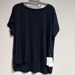 新品　コラージュガリャルダガランテ　ストレッチサテンTシャツ　ネイビーのサムネイル