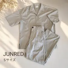 JUNRED オープンカラー半袖セットアップ S グレージュのサムネイル