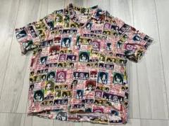 希少・当時物】けいおん!! 総柄アロハシャツ 放課後ティータイム L