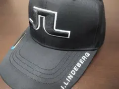 ジェイリンドバーグ 帽子 ゴルフキャップ マーカー付 ブラック