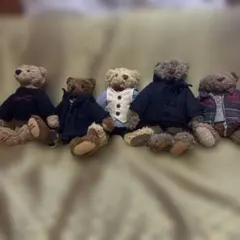 Regal テディベア ぬいぐるみ 5本セット
