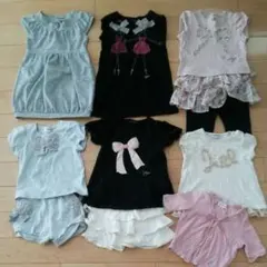 ジルスチュアート 8090 ワンピーストップスセットアップセットカーディガン