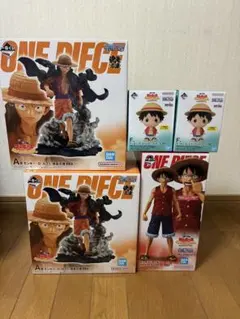 一番くじ ワンピース A賞 B賞（鼻ほじ）F賞 ルフィ フィギュア まとめ売り