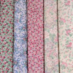 USAコットン カットクロス５枚　No.102