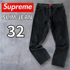 supreme 5pocket regular jean washed 黒 - メルカリ