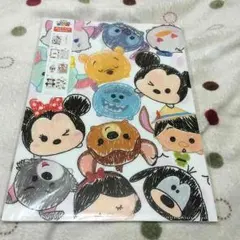 ディズニー  ツムツム  クリアファイル４枚セット