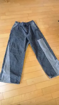 NIKO AND JEANS パッチワークデニム Mサイズのサムネイル