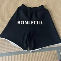 BONLECILLショートパンツ ブラック ホワイトライン