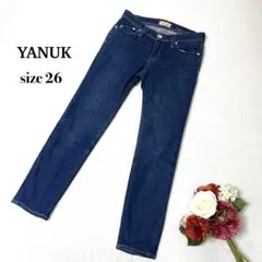 ヤヌーク YANUK デニムパンツ アンクルスキニー パトリシア ストレッチ