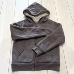 西松屋　裏ボア　フード付きジップパーカー　140