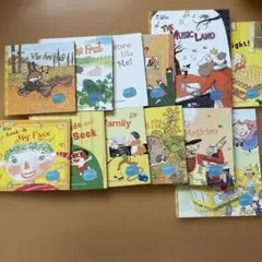 キッズブラウン　英語教材　しかけ絵本17冊　CD15枚