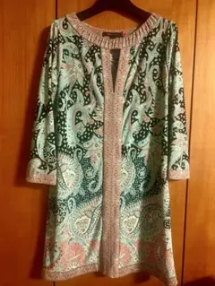 BCBGMAXAZRIA ペイズリー柄ワンピースのサムネイル