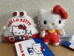 【2個セット】ハローキティマスコット　レトロコレクションぬいぐるみ サンリオ
