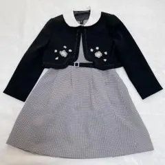 ノースリーブワンピースとジャケットセット　130センチ　フォーマル