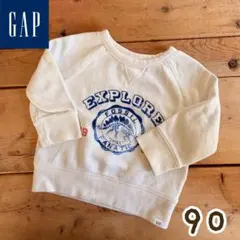 baby GAP ヴィンテージ風スウェットシャツ 90cm トレーナー