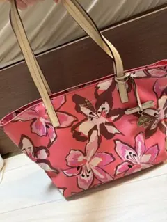 【即日発送】Kate Spade 花柄トートバッグ ピンク