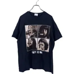 BEATLES ビートルズ　レットイットビー　バンドTシャツ　黒　ブラック　L
