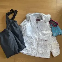 kissmark イグニオ　スキーウェア 150 ゴーグル　手袋　グローブ