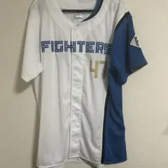 FIGHTERS YAMASAKI ユニフォーム XL 山崎福也 ファイターズ - メルカリ