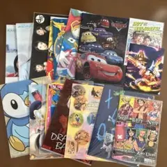 新品含む　クリアファイル　ノート　15点　まとめ売り